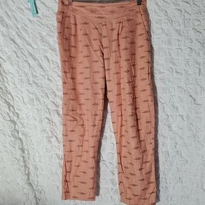 Free people cropped pants size large.